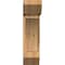 Ekena Millwork Thorton Slat Smooth Bracket w/ Offset Brace, Western Red Cedar, 7 1/2"W x 20"D x 28"H BKT0806X20X28THR06SWR - alternate 4
